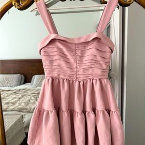 NEW Zara Blush Pink Mini Dress